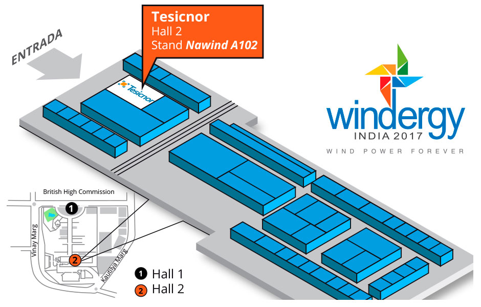 Map of Windergy Fair in India