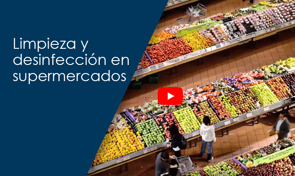 Limpieza desinfección supermercado